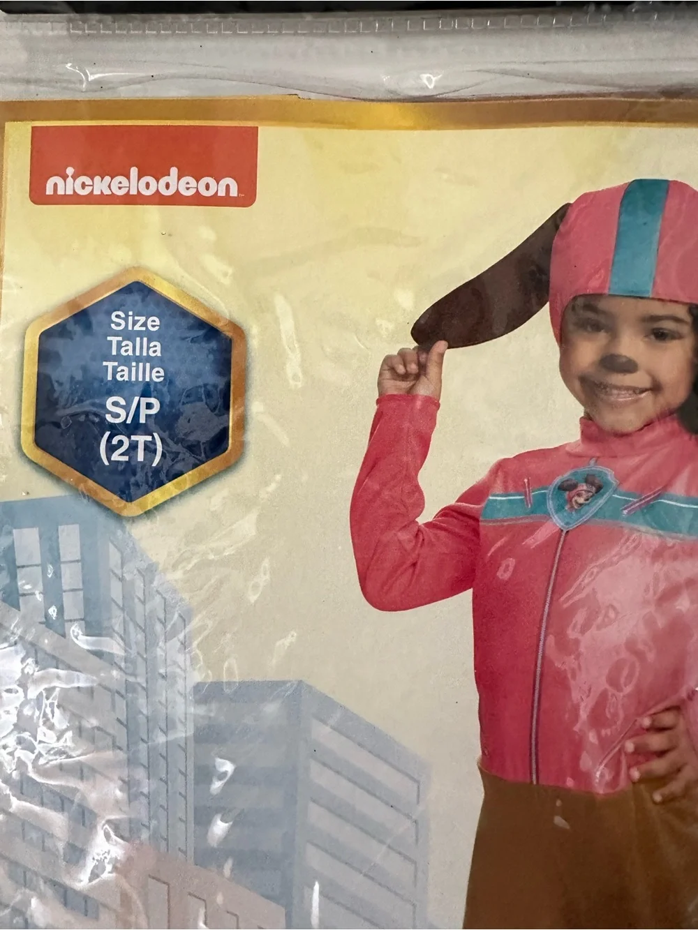 Nickelodeon PAW Patrol Liberty Costume 2T- Pink, Teal & Brown NWT